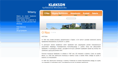 Desktop Screenshot of klaksonsm.pl